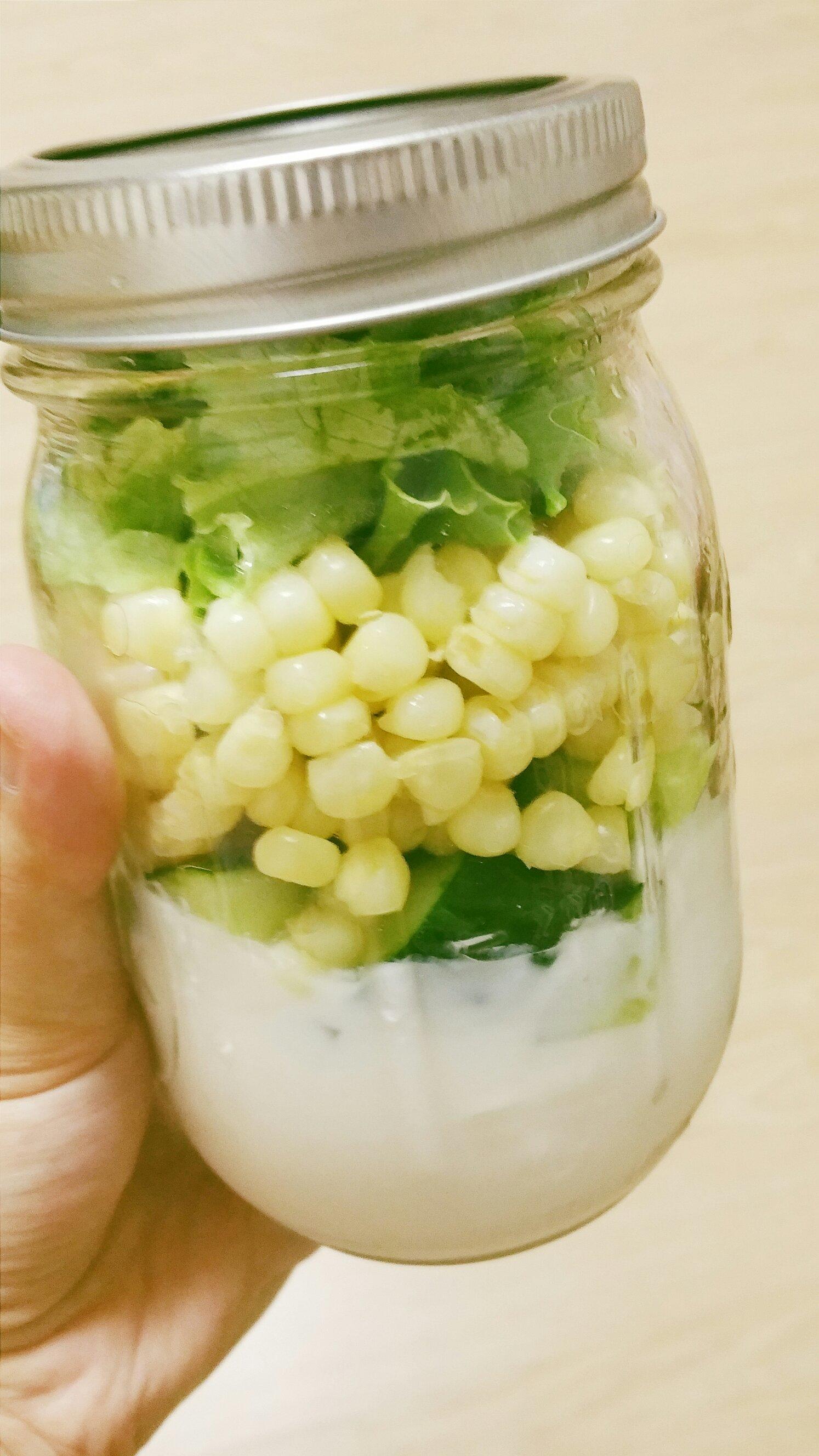 【梅森】蔬菜酸奶沙拉的做法