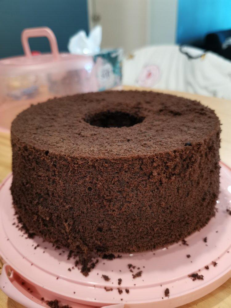 不消泡的可可巧克力戚风蛋糕