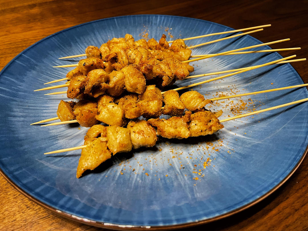 减脂餐|空气炸锅烤鸡胸肉，低脂低卡