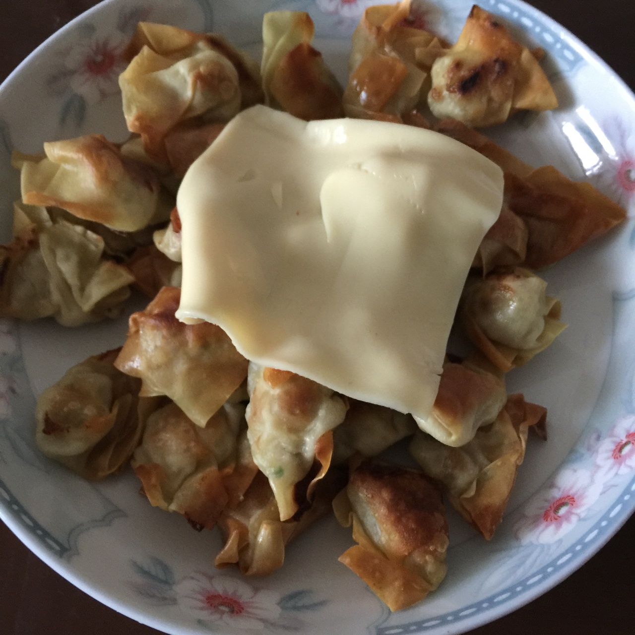 芝士煎馄饨