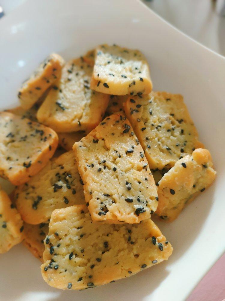 咸味芝麻无糖曲奇（空气炸锅）