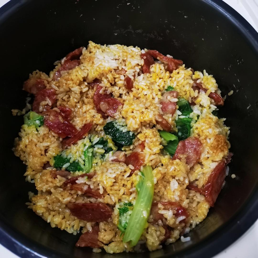 电饭煲腊肠焖饭