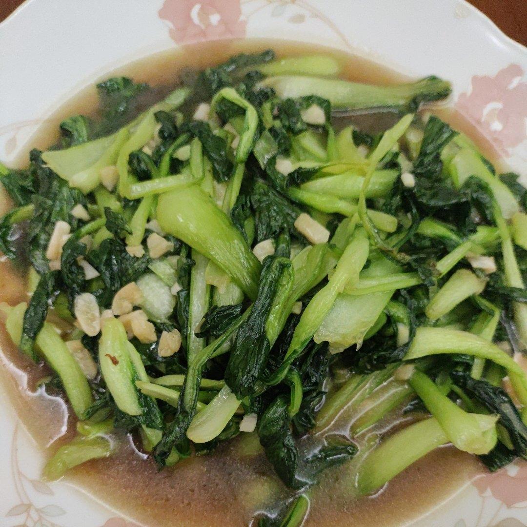 清炒鸡毛菜 清炒各种绿色