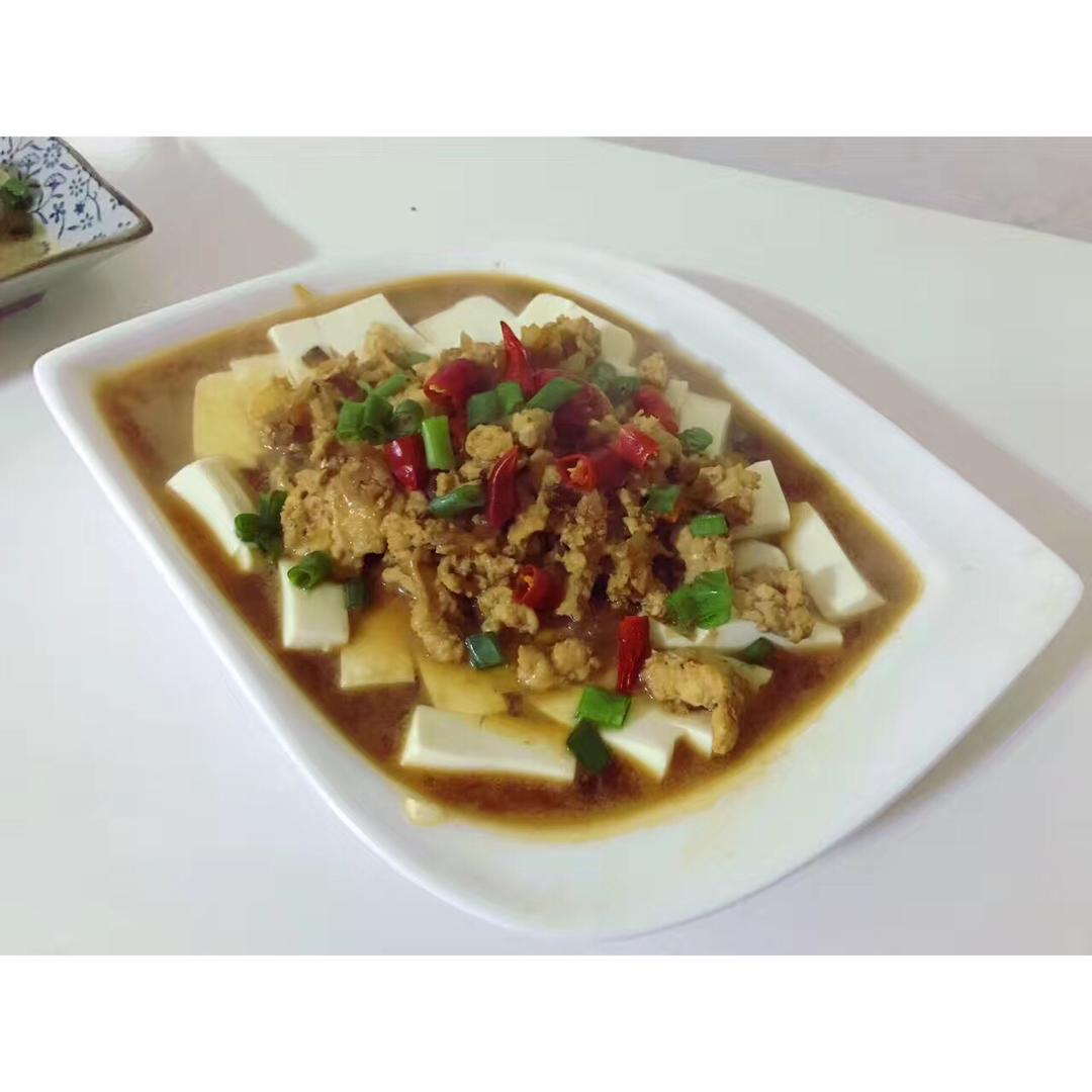 肉末蒸豆腐