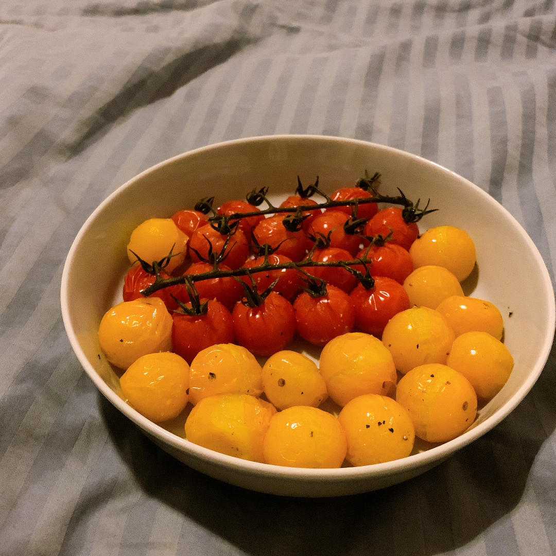 希真920做的烤小番茄圣女果小西红柿