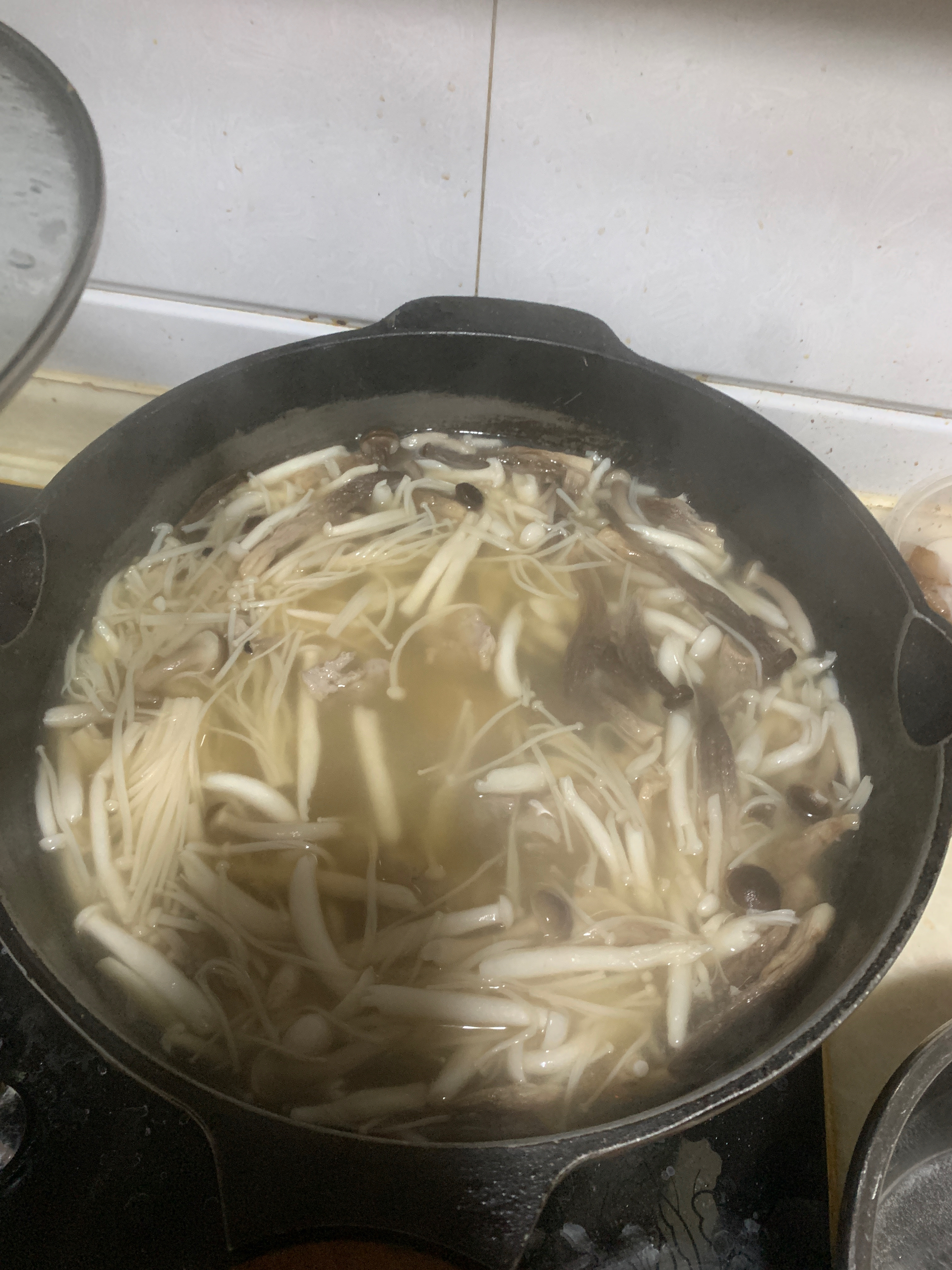 堂妈小厨——减脂蘑菇汤