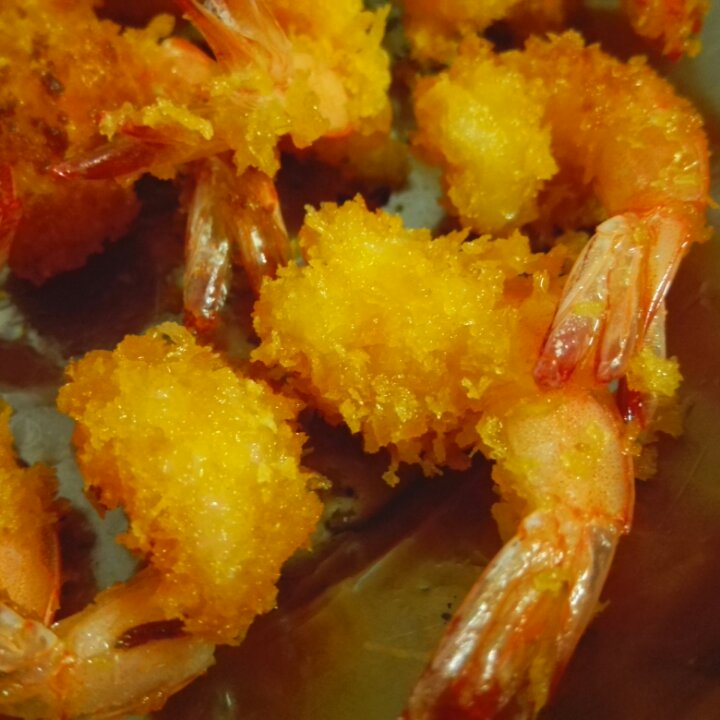 面包糠炸虾