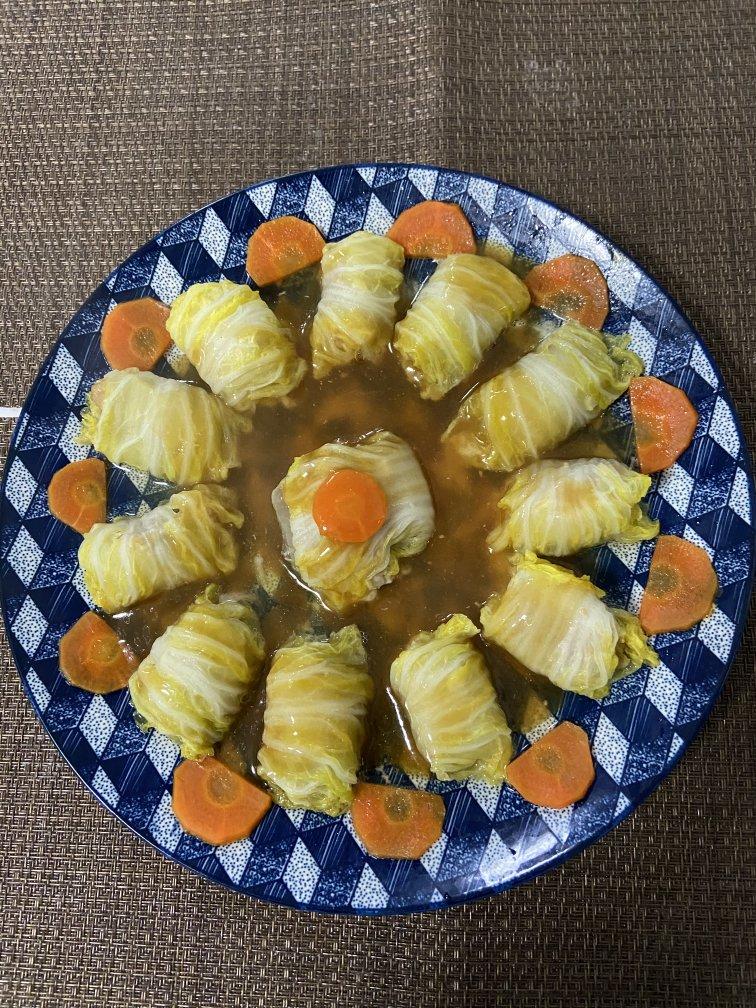 肉酿白菜卷