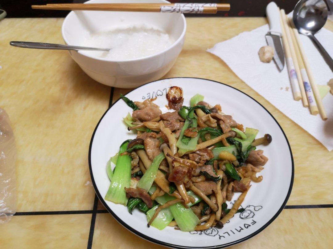 蟹味菇炒小油菜