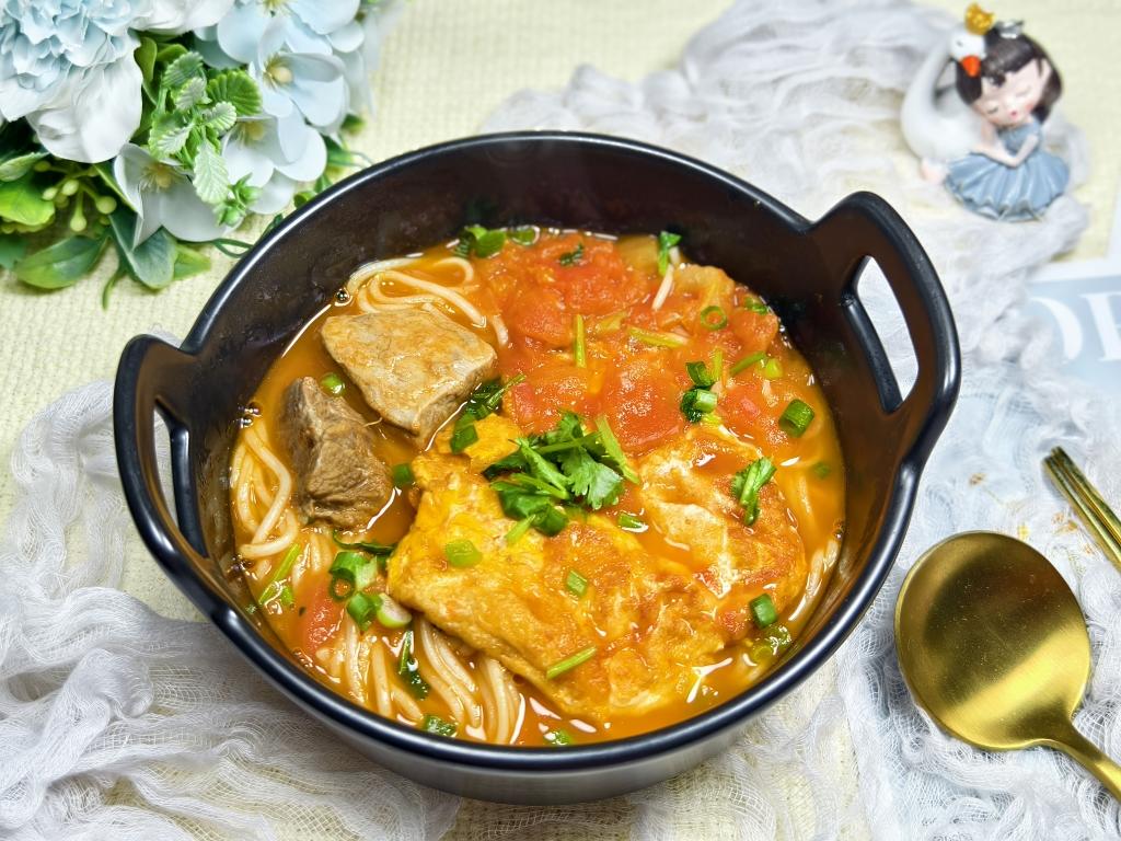 十来分钟做好/番茄鸡蛋面🍜