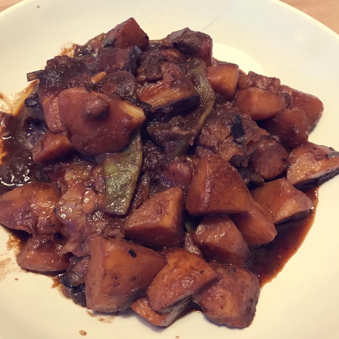 土豆炖豆角