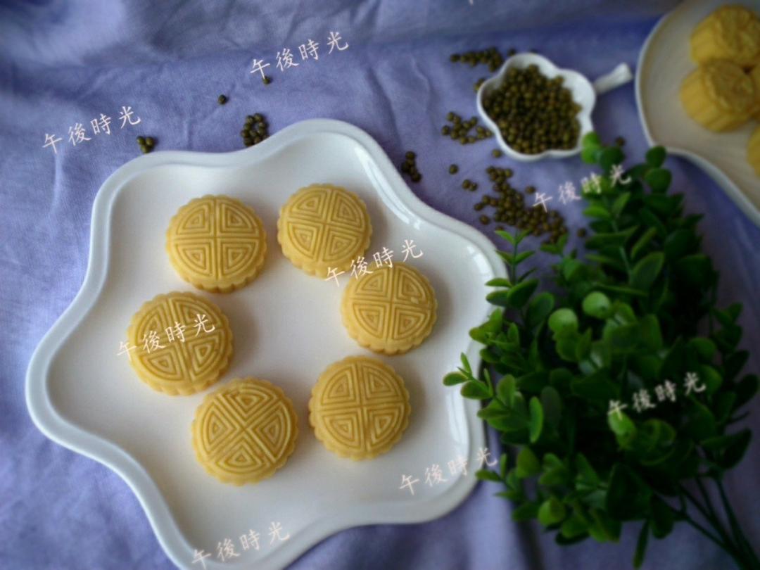 绿豆糕~无油低糖版