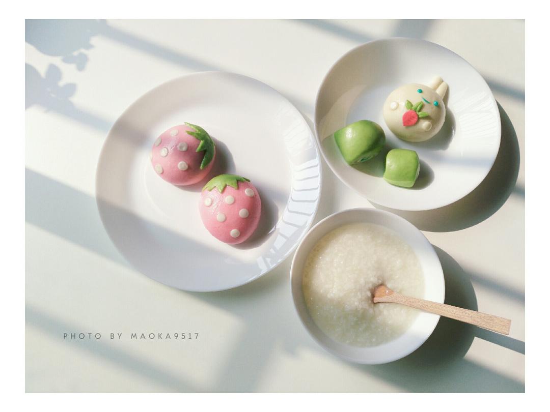 4种造型可爱“抱抱”馒头（豆包）