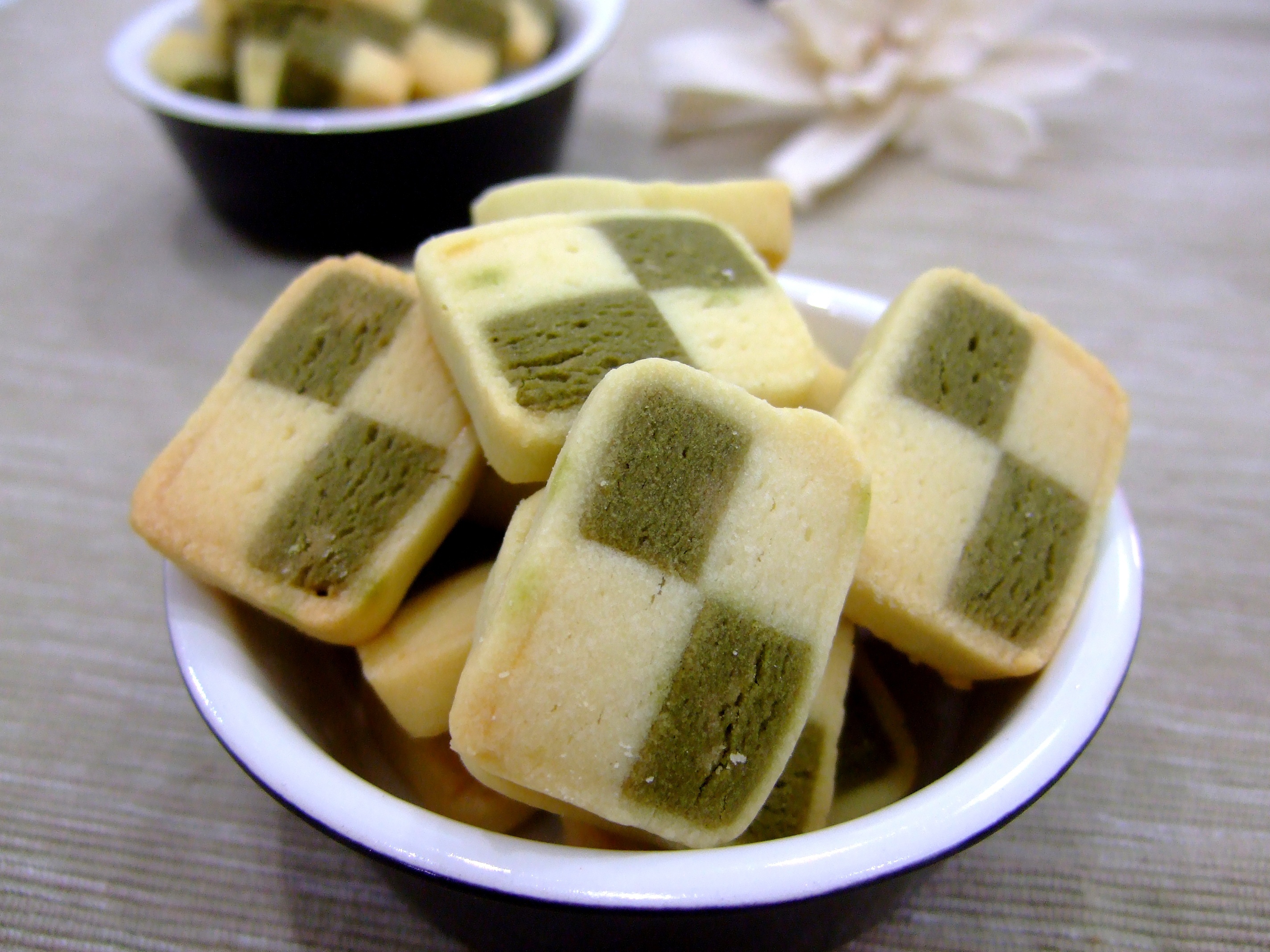 双色小棋格饼干