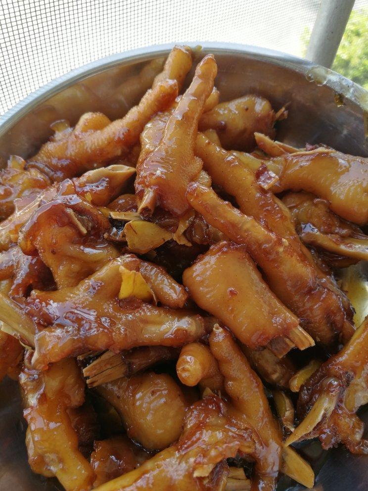 香辣烧鸡爪