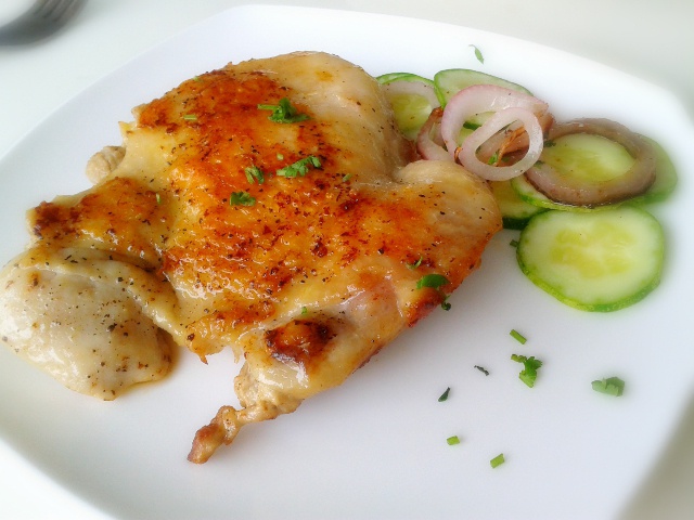 黑椒柠檬煎鸡扒