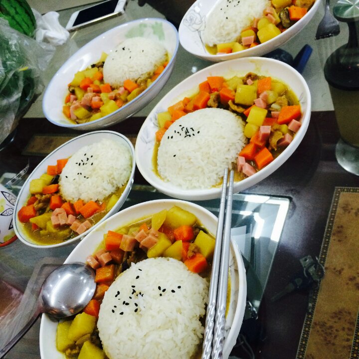 咖喱鸡饭