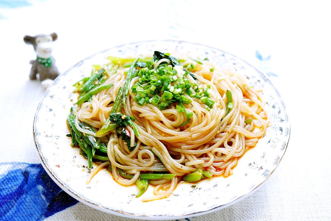 凉拌菠菜粉丝