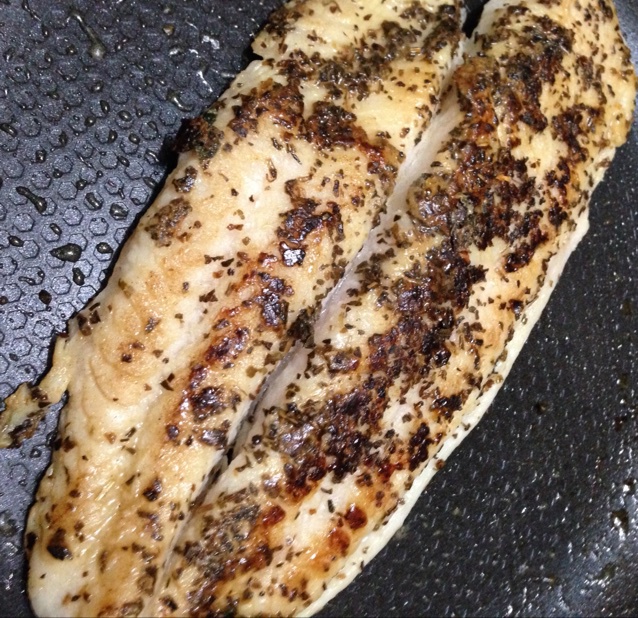 柠香罗勒煎龙利鱼