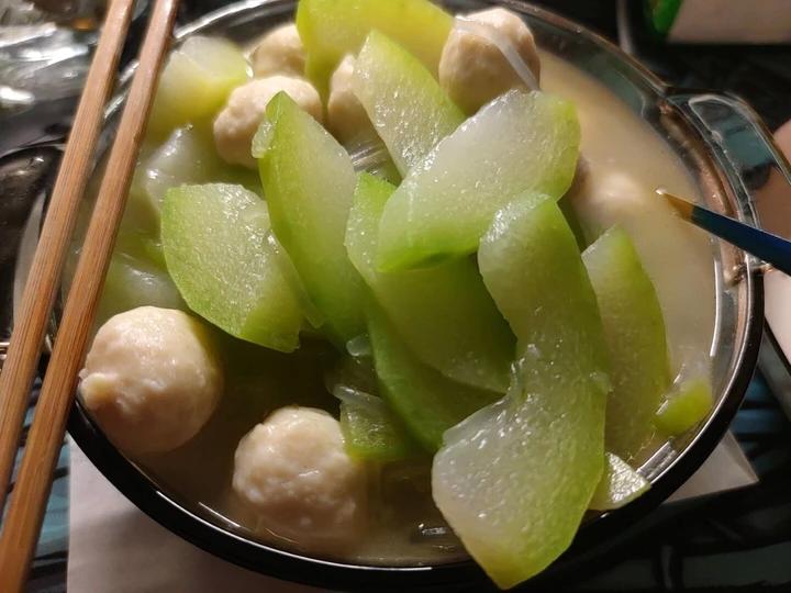 奶奶独门冬瓜丸子汤