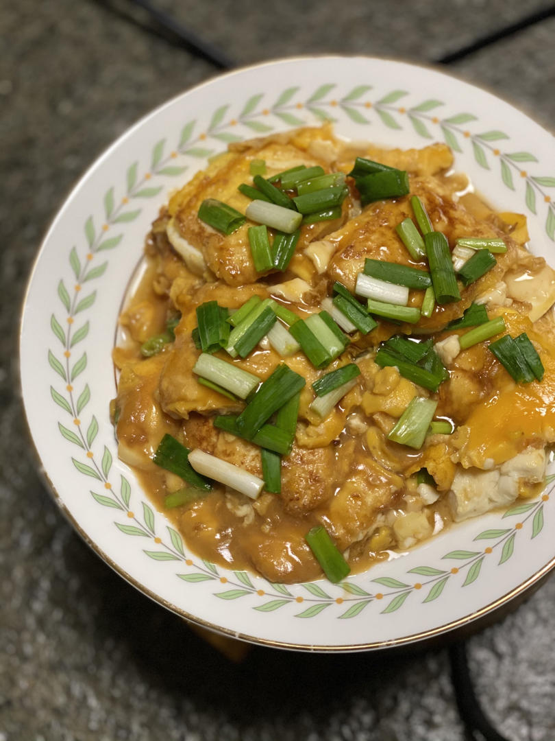 美味蚝油嫩豆腐