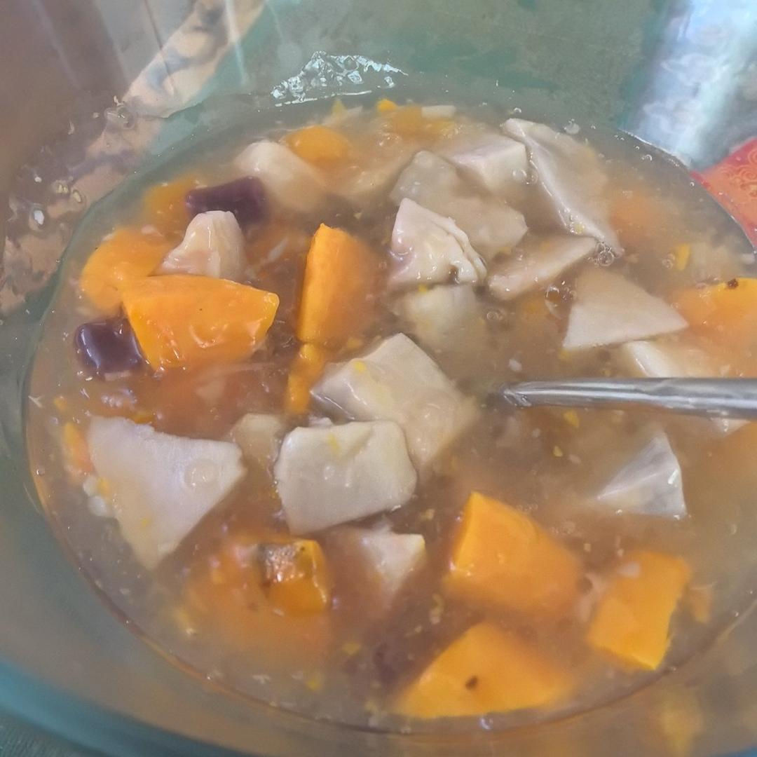 所有人，谨记这个做法❗️电饭锅芋头红薯芋圆西米露，超级粉糯好好吃❗️