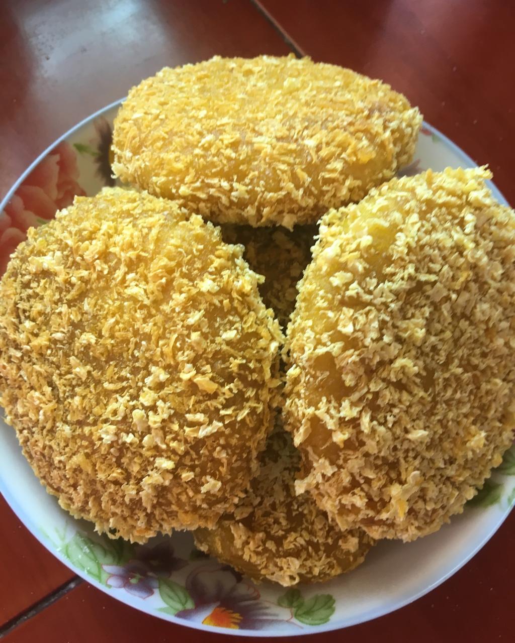雪花南瓜饼