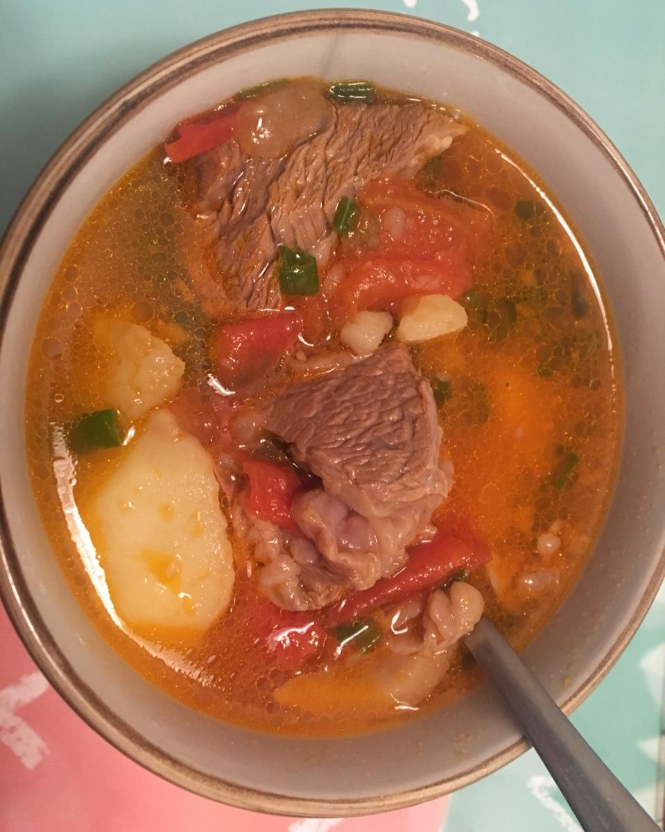 番茄土豆炖牛腩