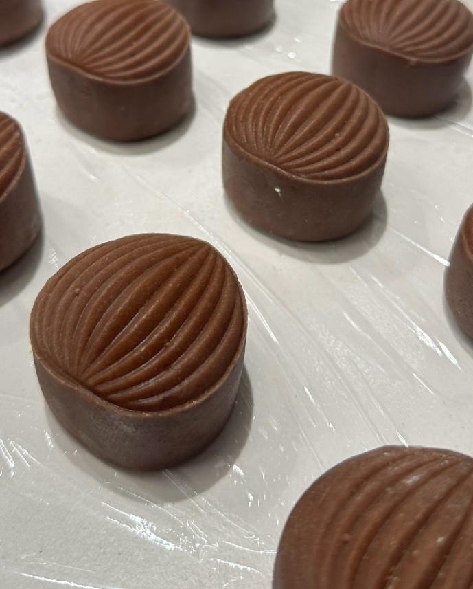 可可流心栗子酥