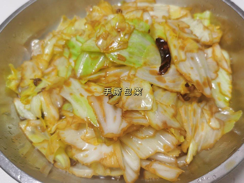 5分钟快手菜，手撕包菜