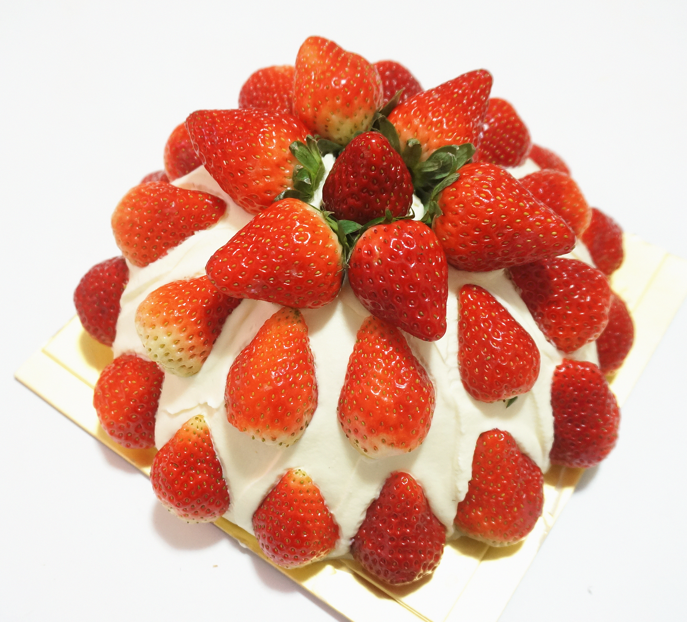 大颗草莓奶油蛋糕的做法 步骤14
