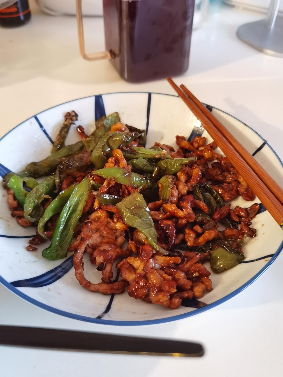 青椒炒肉丝