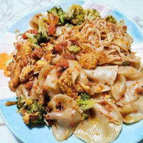 鸡蛋素炒面Fried Noodles Vegetarian