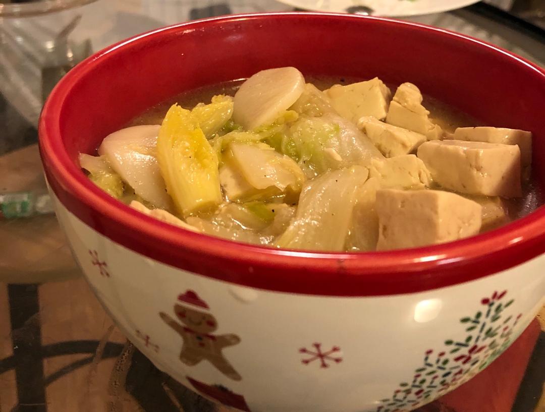 白菜豆腐汤