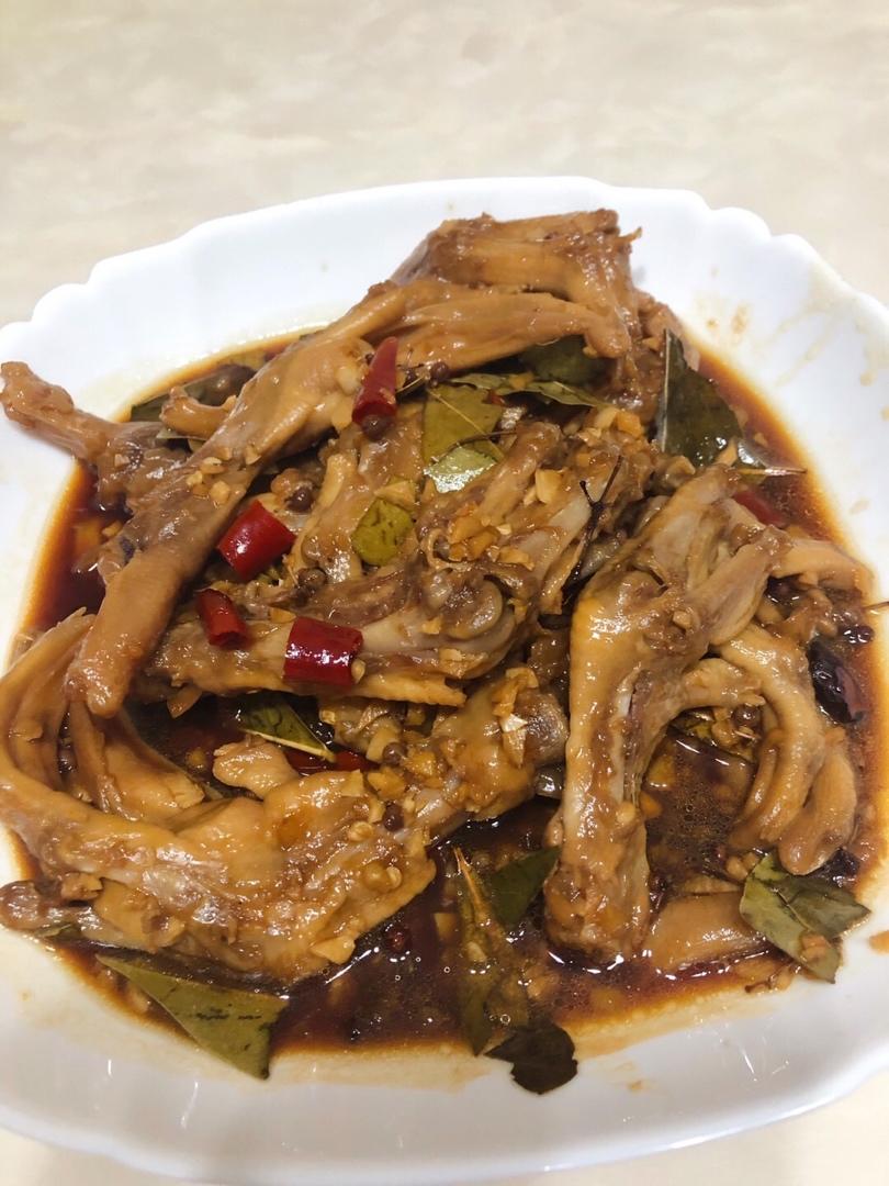 卤鸭掌不好吃你打我