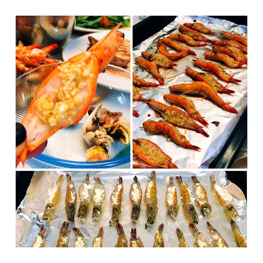蒜蓉烤虾