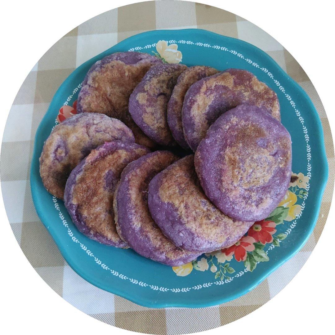 紫薯糯米饼（豆沙馅儿）
