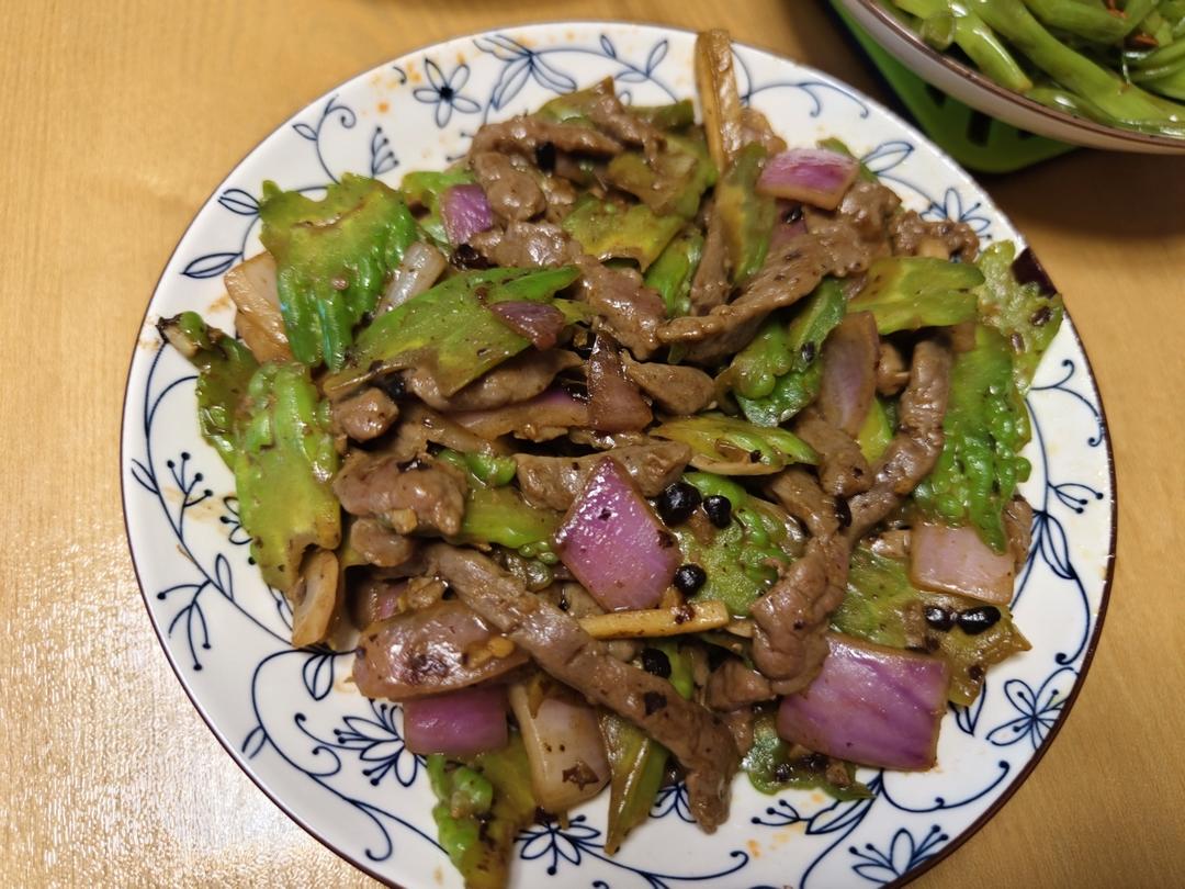 豉汁凉瓜炒牛肉
