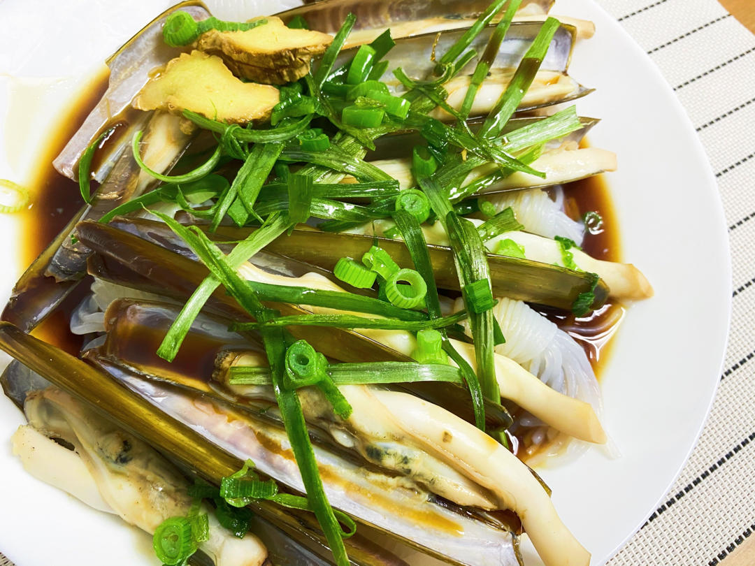 葱油竹蛏
