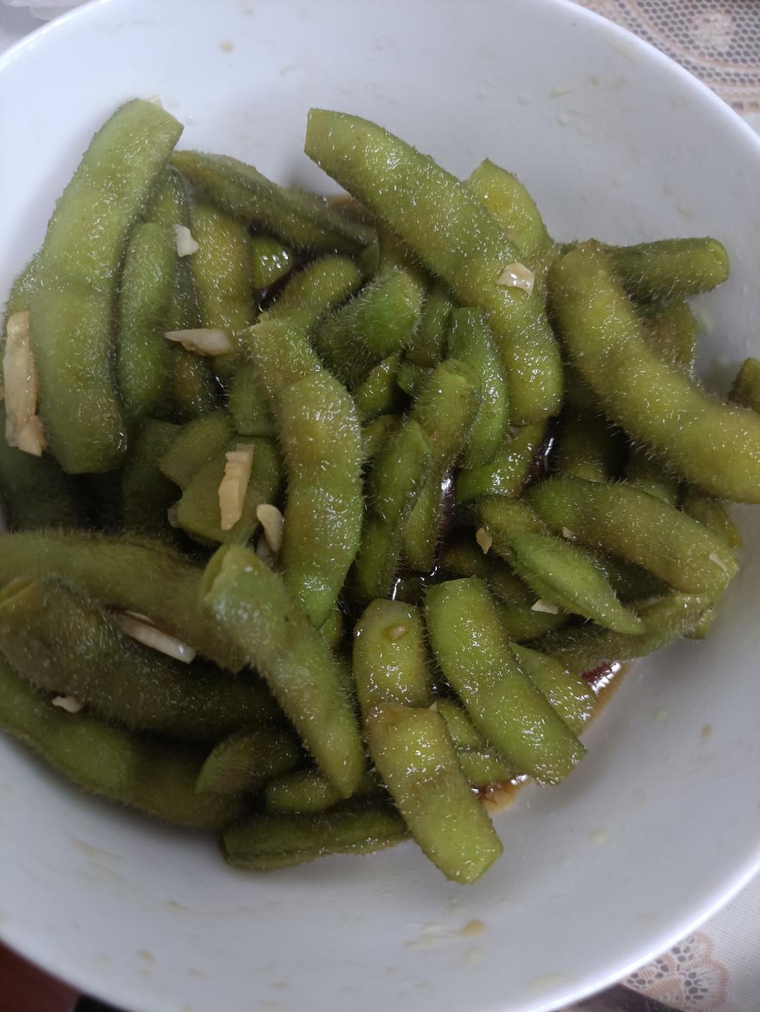 水煮毛豆（饭店口味）