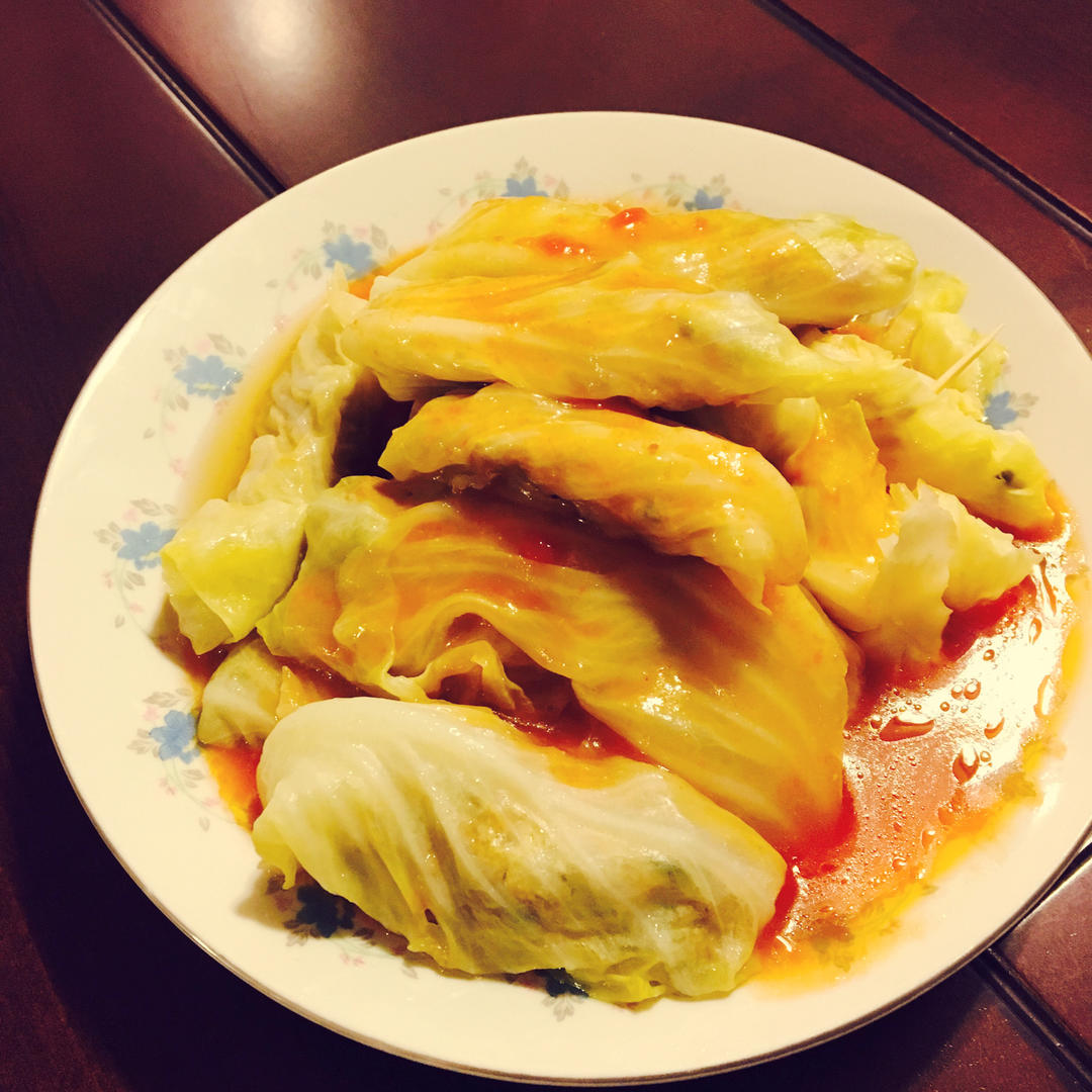 肉沫白菜卷