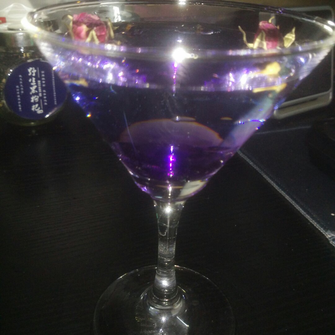 浪漫紫色 黑枸杞蜂蜜茶