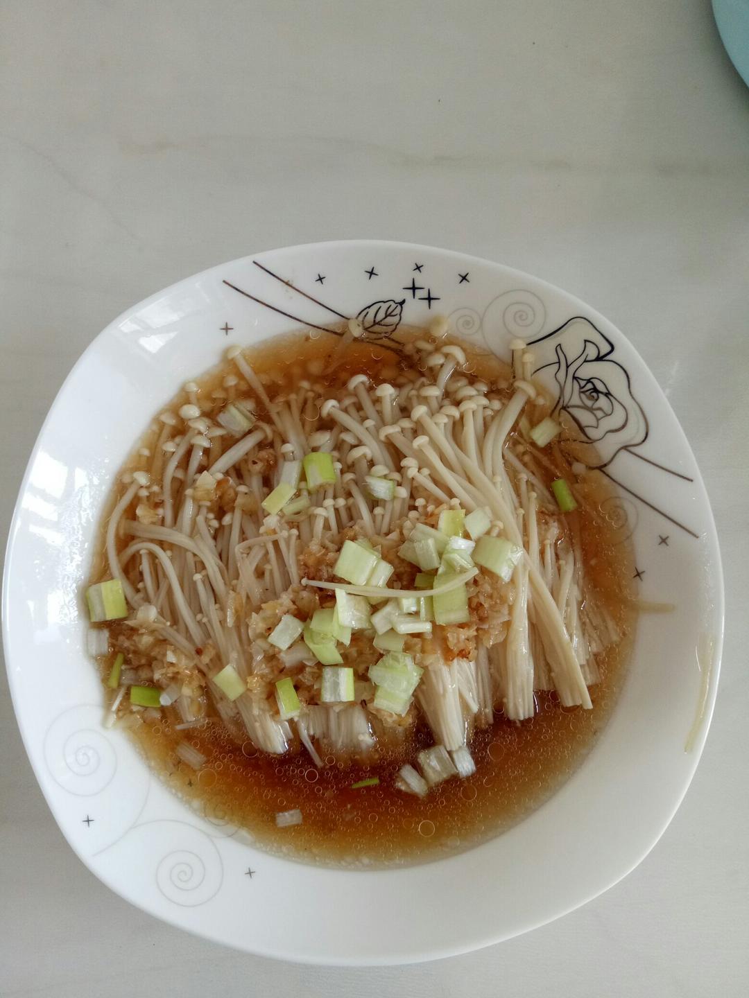 蒜蓉蒸金针菇