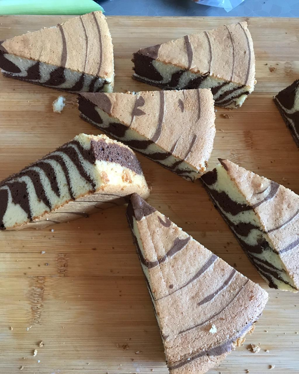 斑马纹酸奶蛋糕