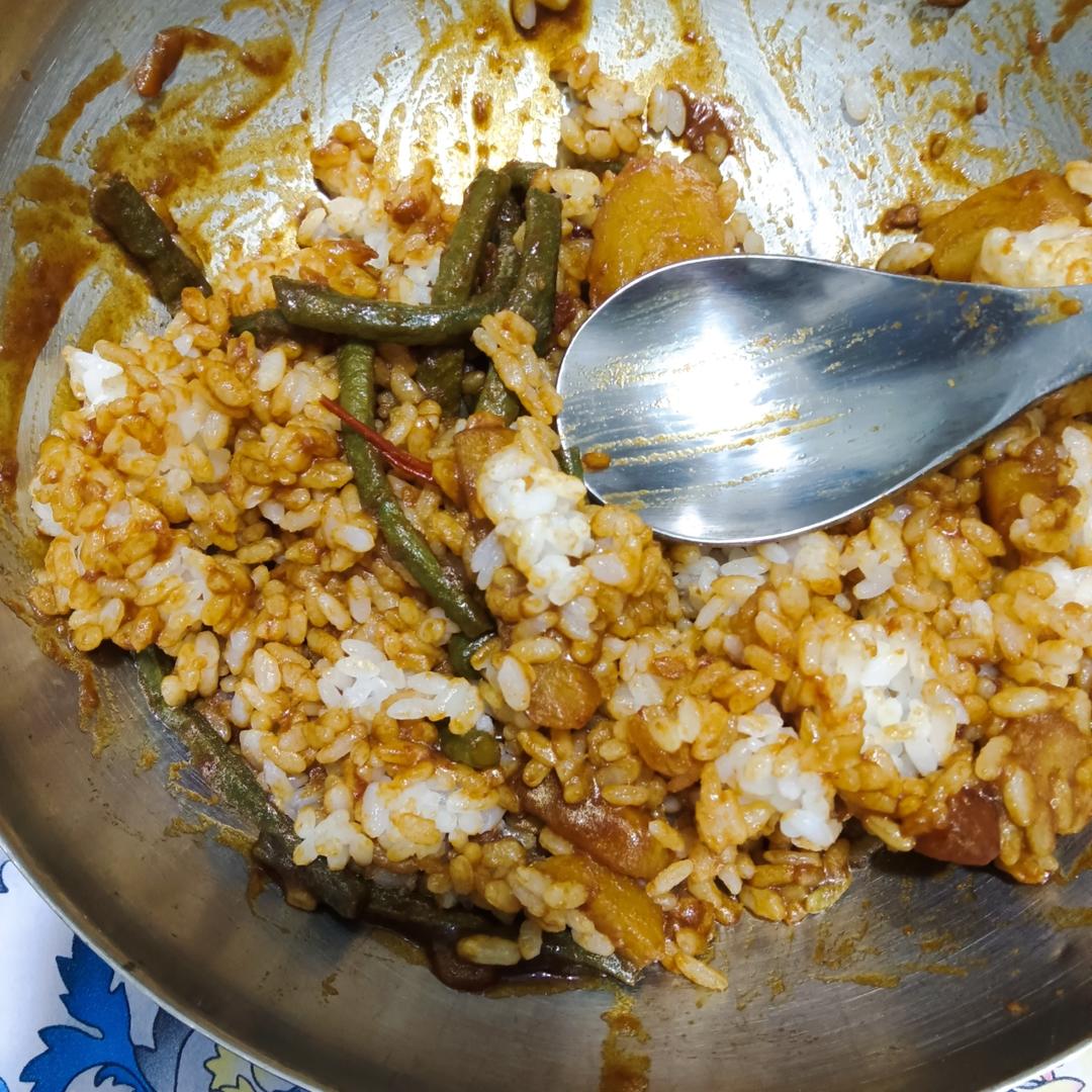干煸豆角土豆