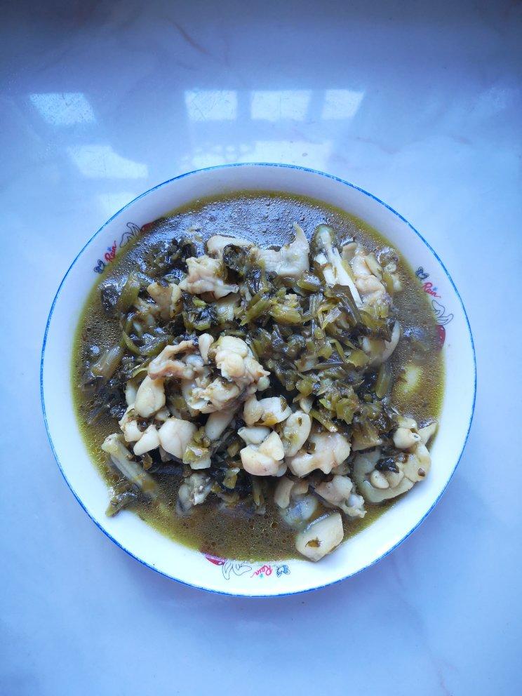 燕飞飞2做的雪菜牛蛙