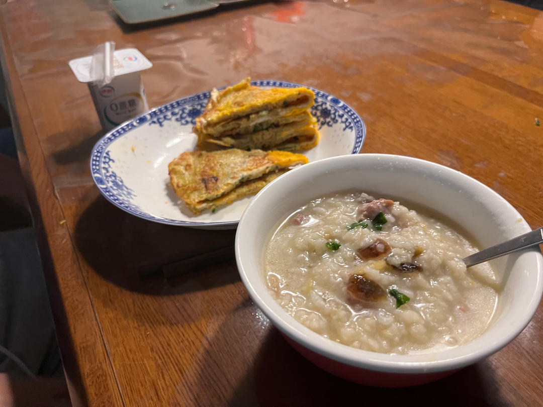 十五分钟快手之香滑皮蛋瘦肉粥(附五分钟电饭煲电压力锅更快捷方法)