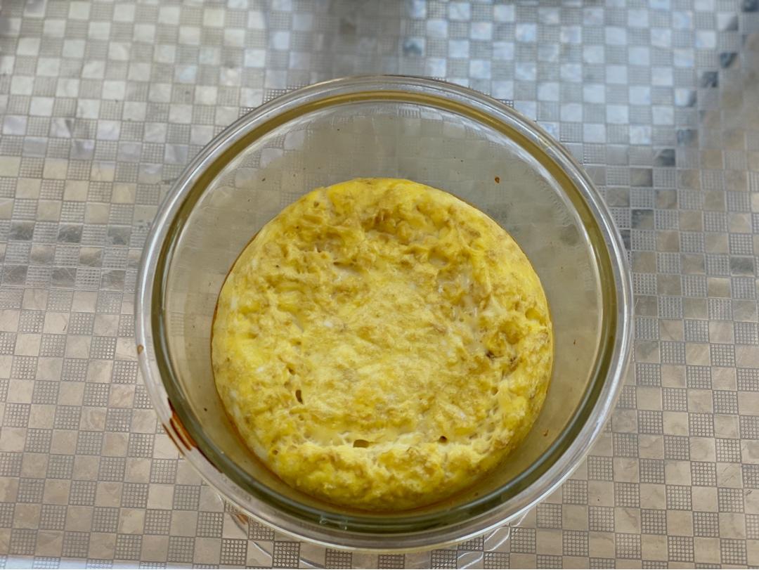 无糖无油健身快手早餐鸡蛋牛奶烤燕麦（健身甜点）