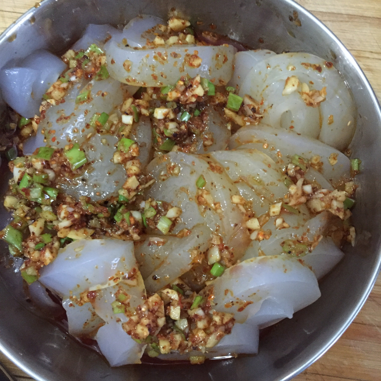 桃子的小妖怪做的凉拌凉粉