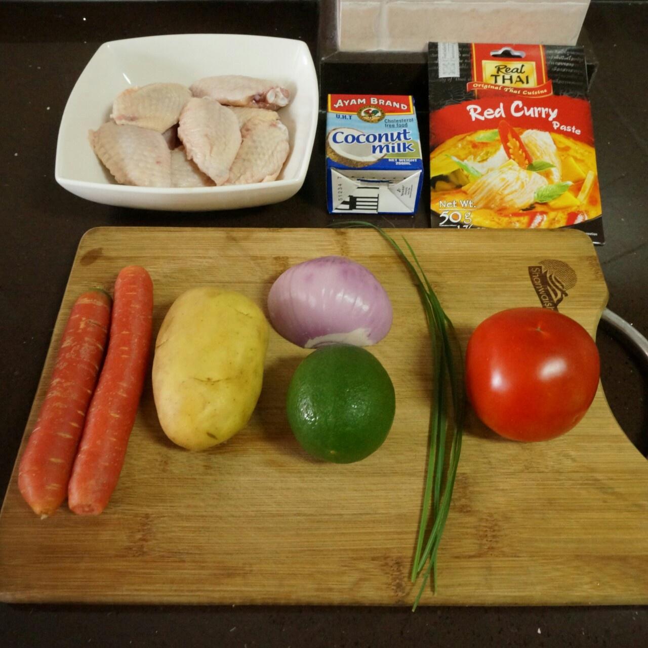 咖喱鸡翅的做法 步骤1